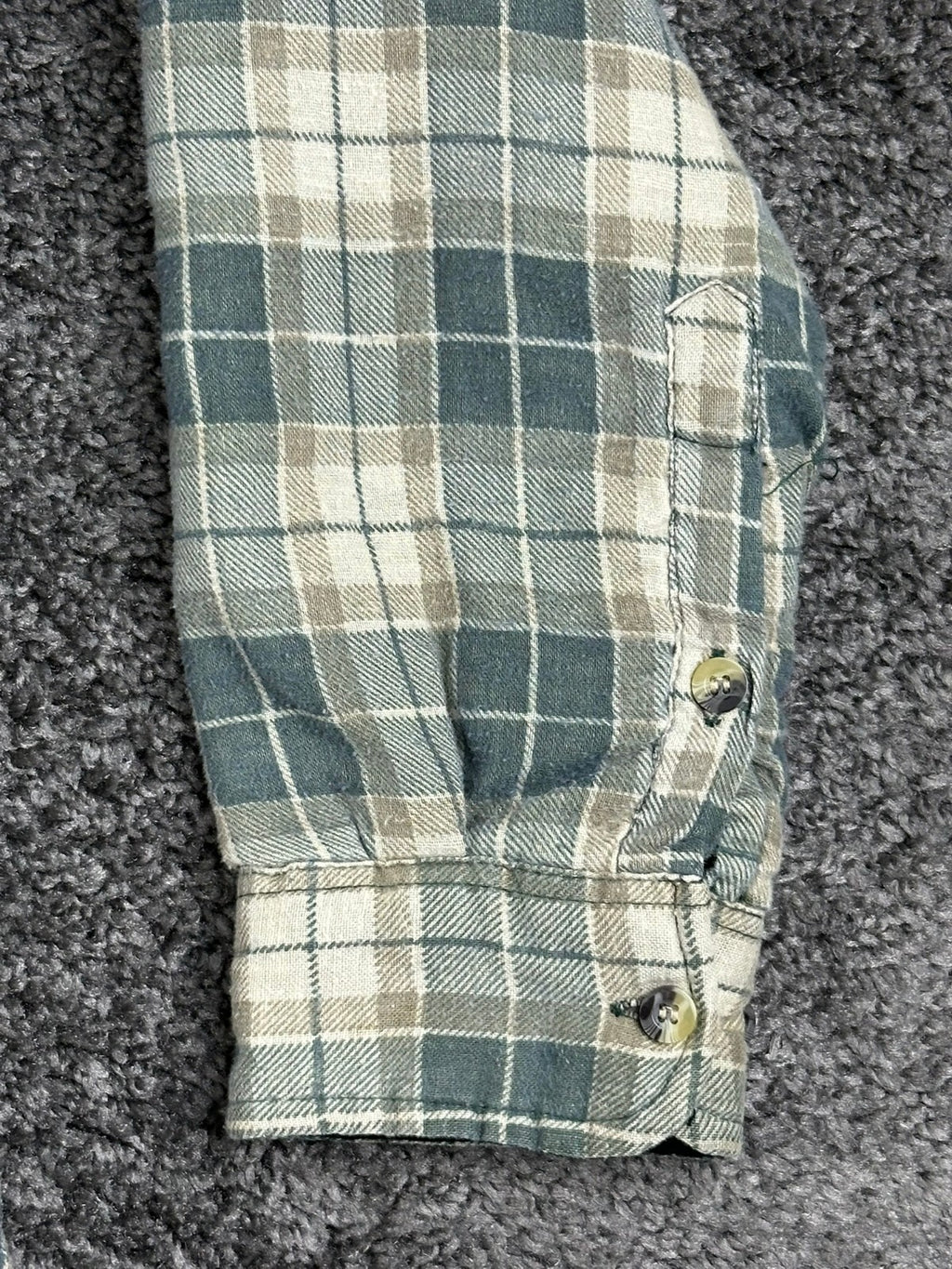 Vintage 90’s SAAB USA Mens M Green Plaid Quilted Lined Flannel Shirt Jacket Zip
