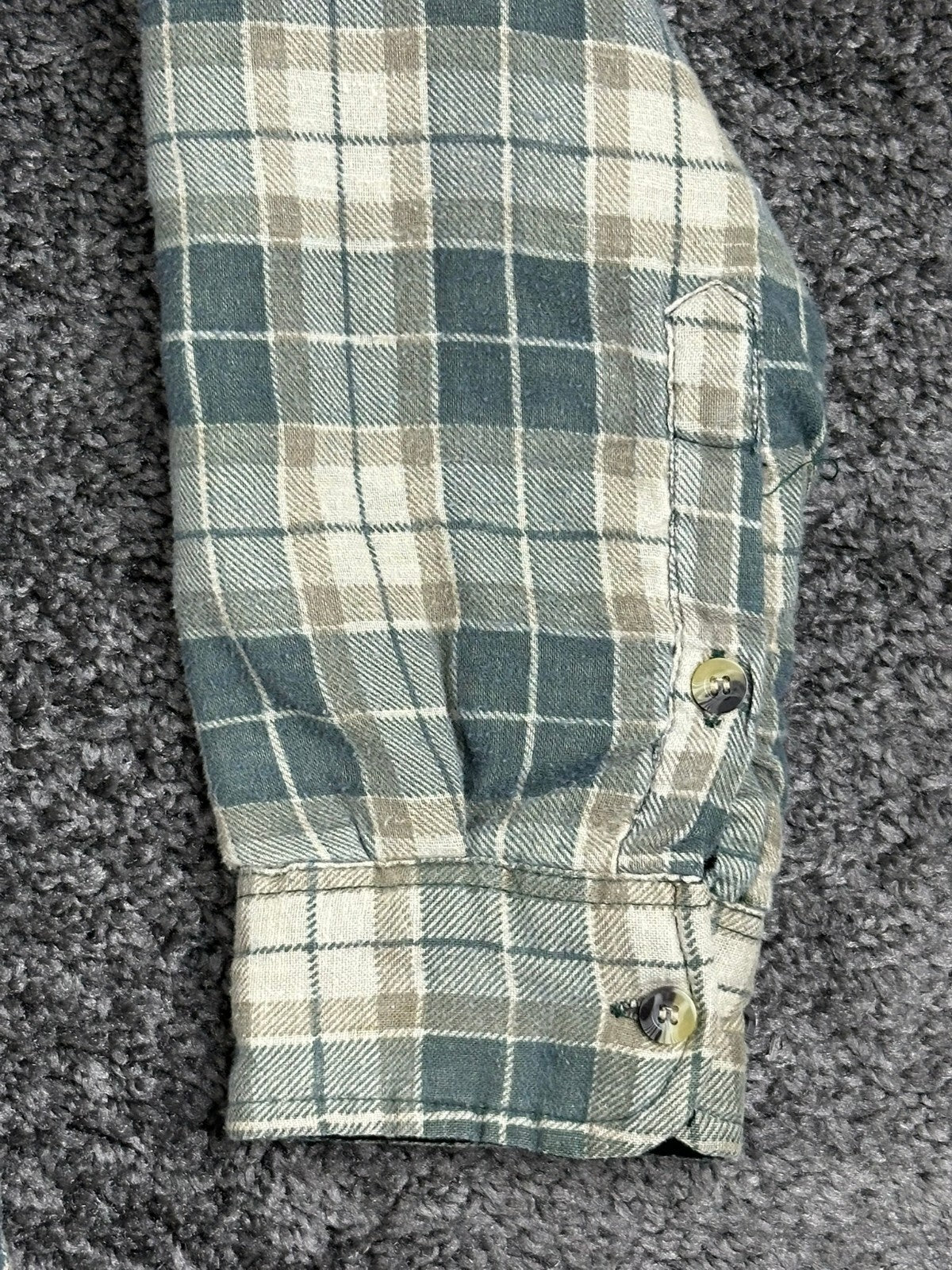 Vintage 90’s SAAB USA Mens M Green Plaid Quilted Lined Flannel Shirt Jacket Zip