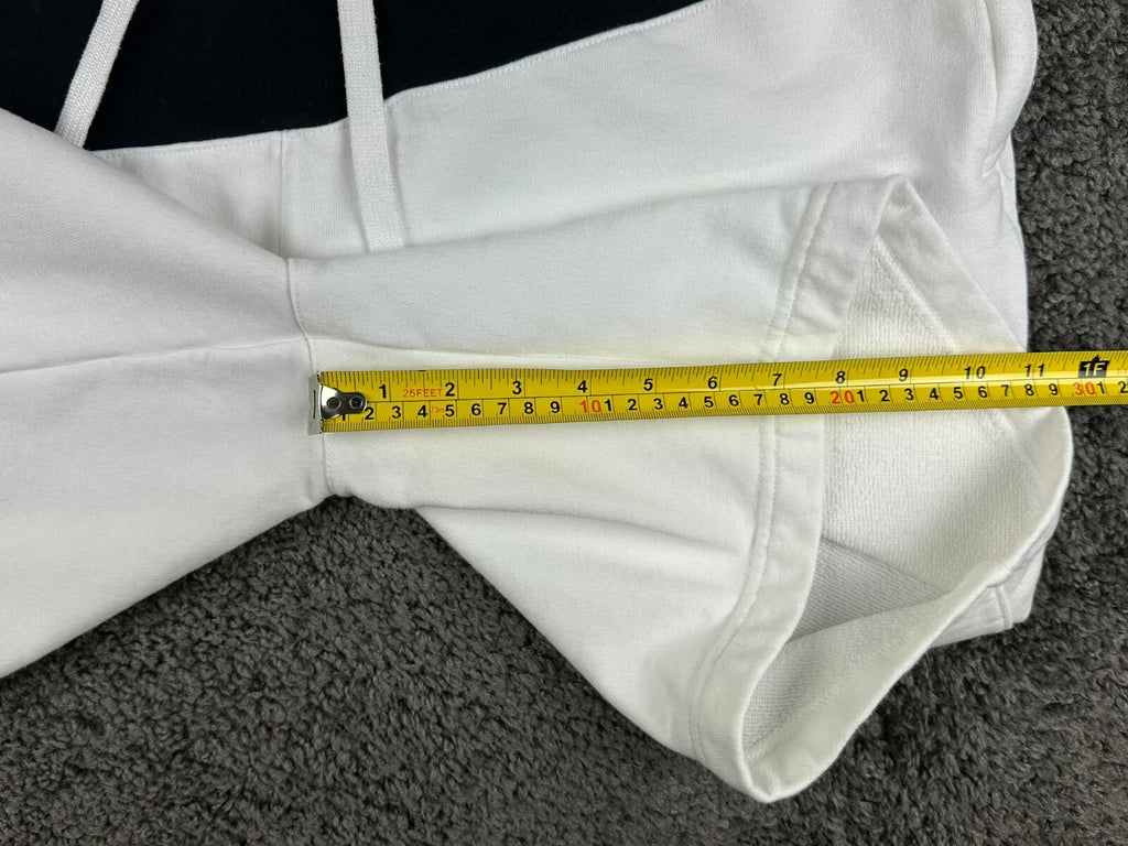 Nike NSW HBR Big Swoosh Fleece Shorts Mens XL White Black AR3161-100
