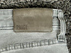 PAIGE Mens 32 Lennox Vintage Grey Sky Slim Fit Denim Jeans USA