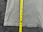 Citizens of Humanity Mens Large L Waffle Knit Thermal Long Sleeve Shirt Olive