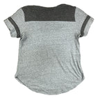 Lucky Brand Triumph Motorcycle Tee Shirt Womens M Gray Graphic Colorblock Biker