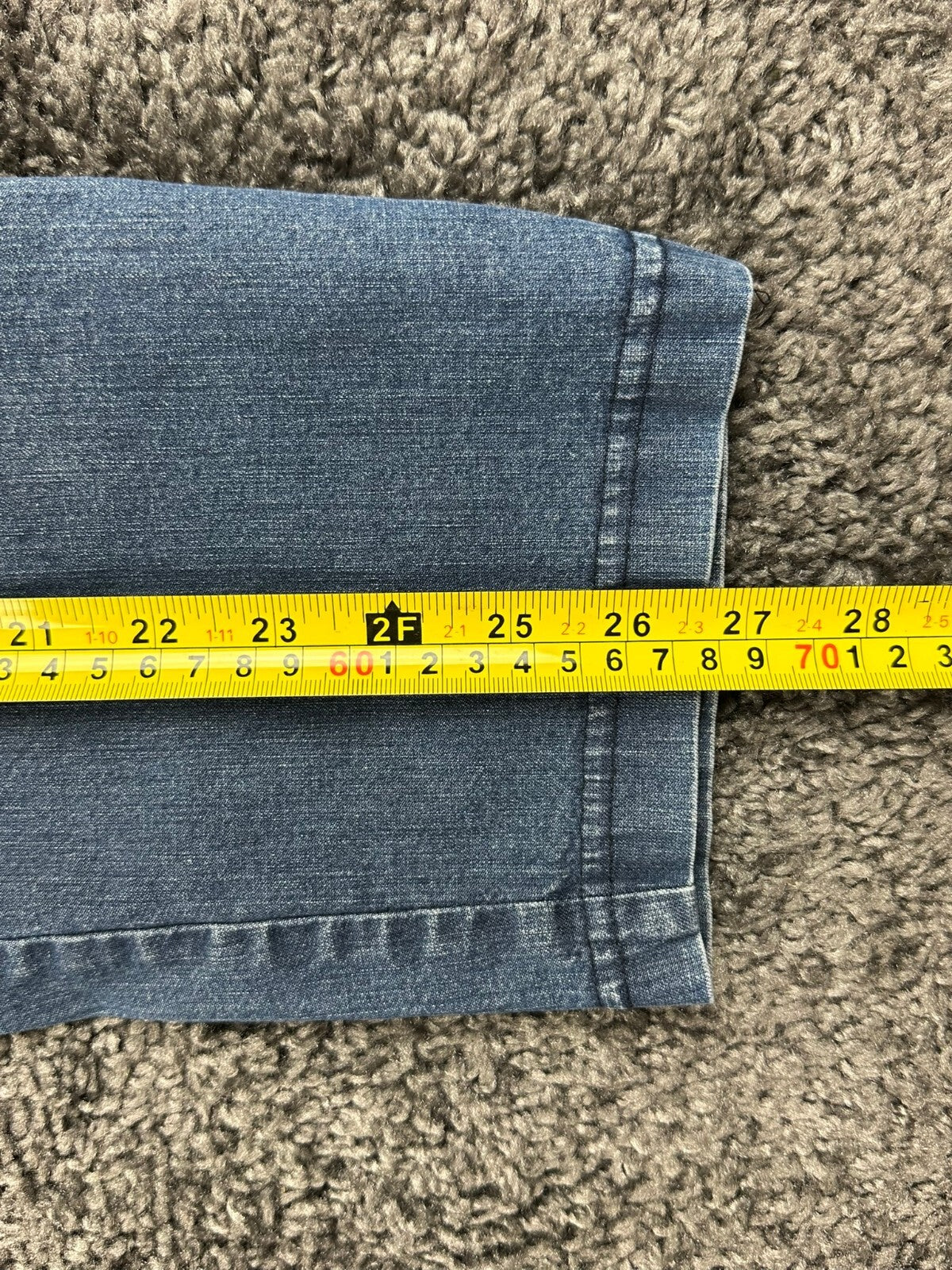 Eileen Fisher Womens Medium Stretch Denim Straight Leg Pants Side Zip