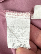 Vintage Lady Manhattan Womens 14 Pink Long Sleeve Button Up Blouse Top Shirt