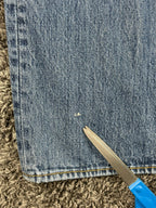 Levis 501 Mens Jeans Blue Original Straight Button Fly Medium Wash Denim 38x32