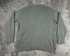 Nordstrom Signature Women's XL Green 100% Cashmere V-Neck Pullover Sweater
