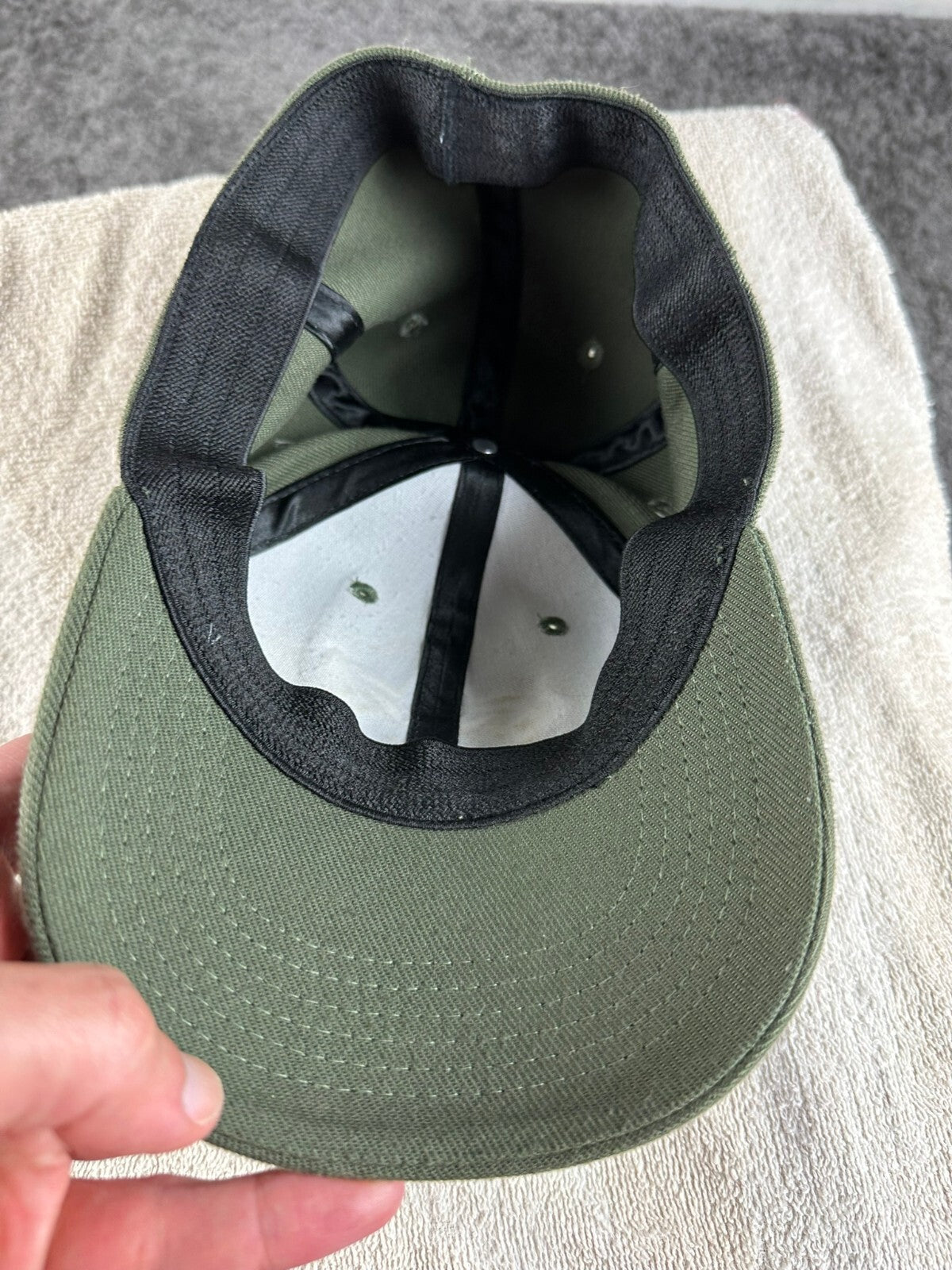 Boy Scouts of America BSA Olive Green Flexfit Stretch Uniform Cap Baseball Hat