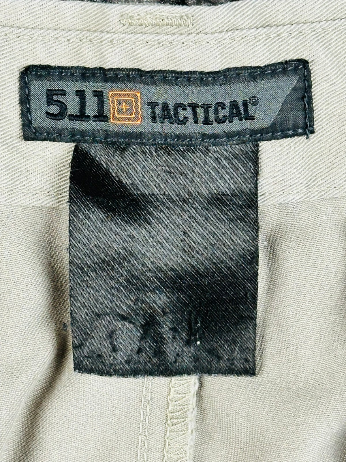 5.11 Tactical Mens 38x29 Khaki Flat Front Utility Work Pants