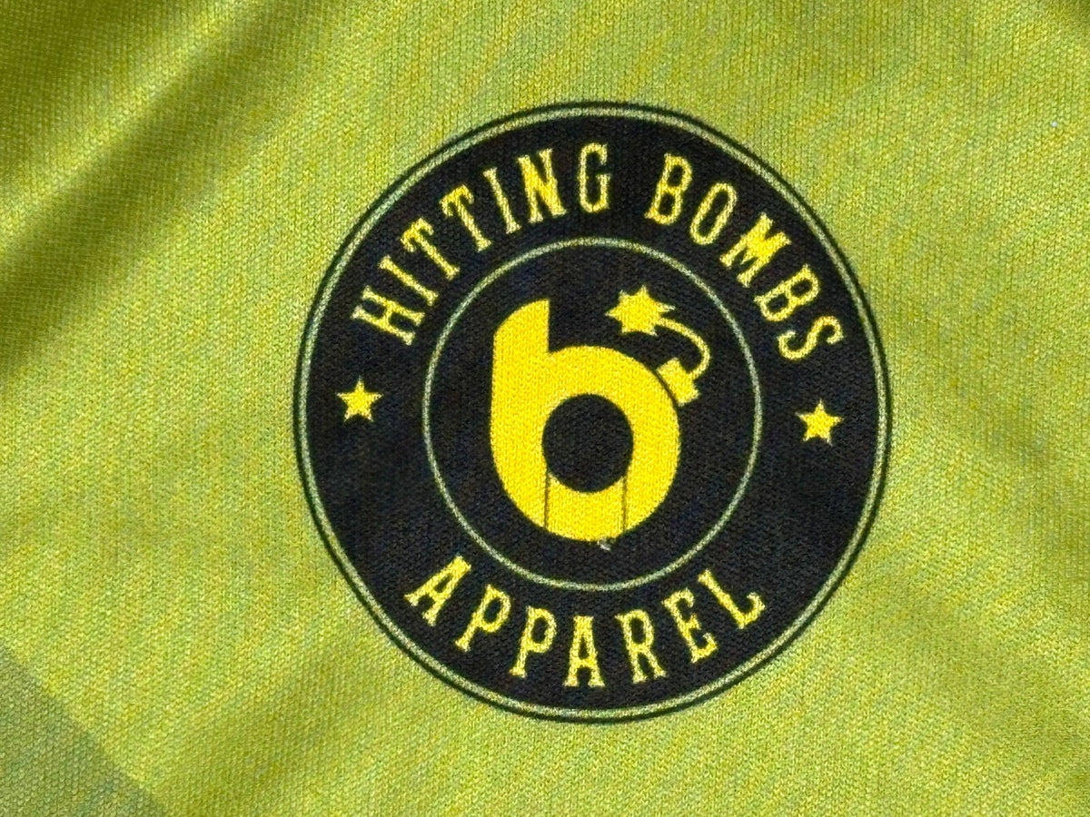 Hitting Bombs Apparel Steelers #4 MOLINA Mens Large Lime Green Sleeveless Hoodie