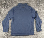 Tommy Bahama Quarter Zip Pullover Mens XL Reversible Blue Burgundy Marlin