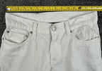 Armani Exchange Mens J130 Skinny White Jeans Stretch Cotton Pants AX 28 Short