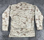 USMC Desert MARPAT Camo MCCUU Combat Blouse Shirt American Apparel Long Sz Small