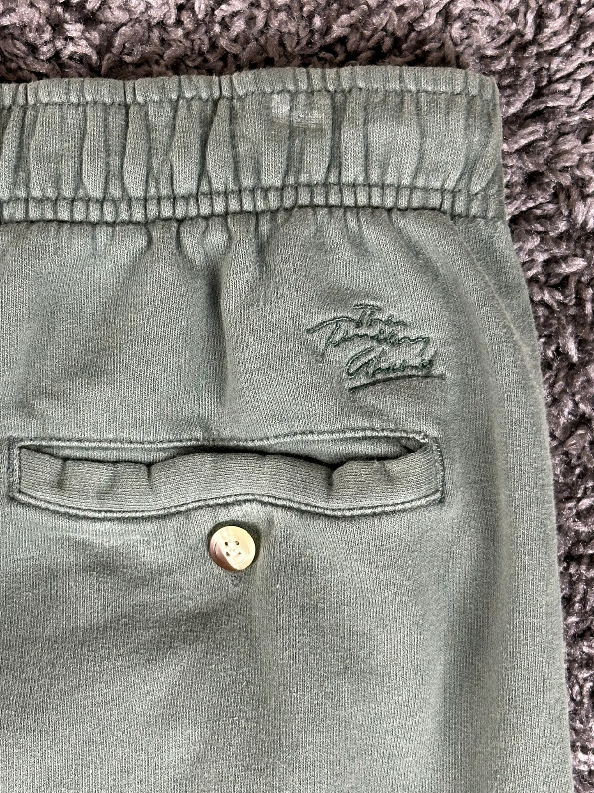 Vintage The Territory Ahead Mens L Green 100% Cotton Jogger Sweatpants