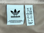 Adidas 2000 Luxe Wrap Satin Rhinestone Mini Skirt Beige Tan Medium