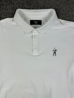 Eastside Golf Men's Core Pique AMP Golf Polo Shirt Bright White XL