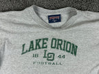 Vintage 90's JanSport Lake Orion Football Shirt Gray Mens XL (Fits Small)