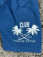 Grunt Style Uncle Sam's Beach Resorts T-Shirt Men Blue Patriotic Flag Tee Sz XL