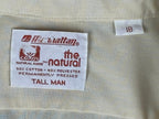 Vintage Manhattan The Natural Shirt Mens Beige Short Sleeve Button Down 18 Tall
