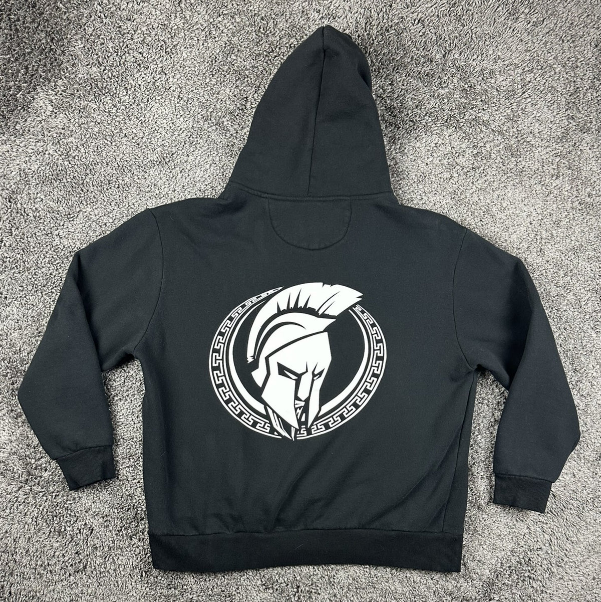H4X FaZe Clan Black Spartan MFAM Gaming Pullover Hoodie Sweatshirt Size XL