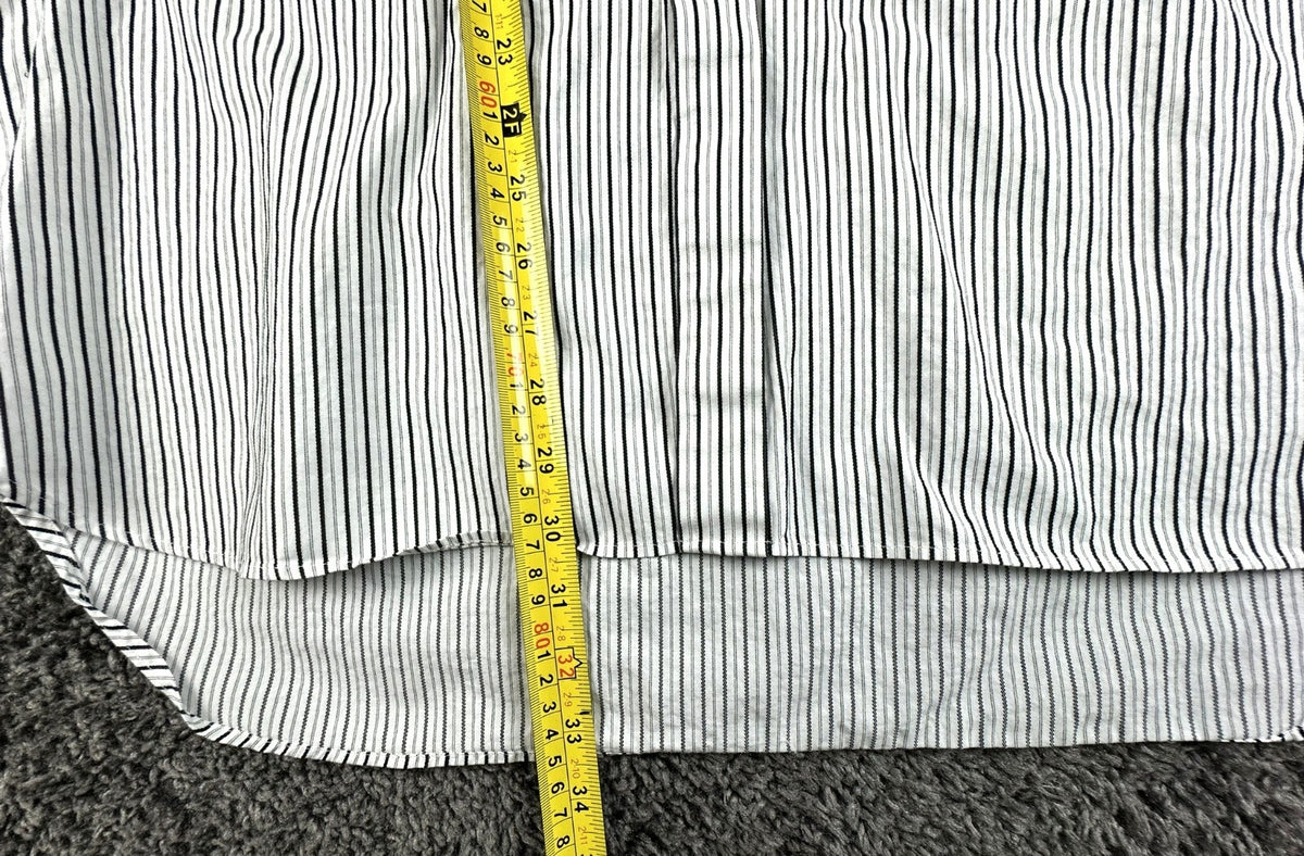 Charles Tyrwhitt Mens 16.5/34 Striped Dress Shirt French Cuff 100% Cotton