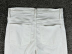 Madewell Womens 31P White 10" High-Rise Skinny Jeans Stretch