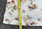Abercrombie & Fitch Dress Womens XSP Sundress White Strawberry Linen