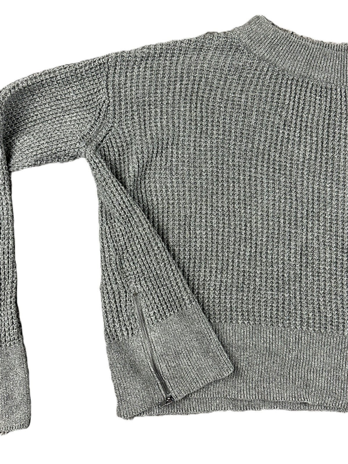 VETTA Capsule Organic Cotton Waffle Knit Crewneck Sweater Size XS Luxury