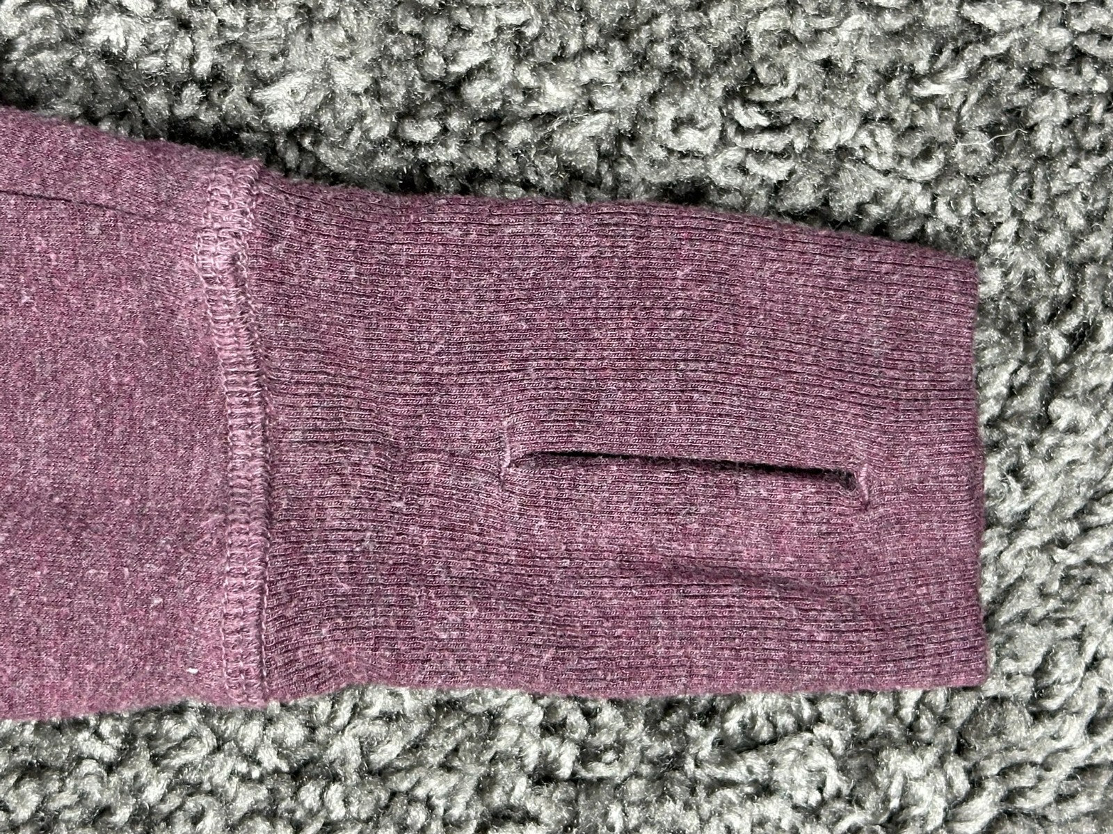 Athleta Criss Cross Sweatshirt Dress Purple Plum XS Long Sleeve Modal