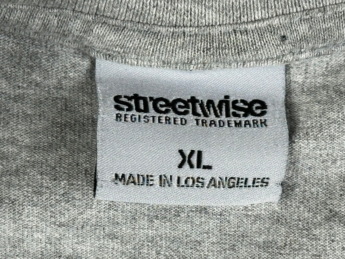 Streetwise Mens XL Gray LA Dopest Fernando Valenzuela Baseball T-Shirt