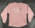 Disneyland Resort Spirit Jersey Womens Pink Gold Glitter Long Sleeve Sz Small