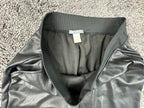 Matty M Faux Leather Jogger Pants Womens Size Medium Black Elastic Waist