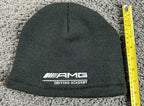 Mercedes AMG Driving Academy Beanie Hat Black Embroidered Logo Knit Winter