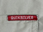 Vintage Quiksilver Cargo Shorts Men 41 Waist Tan Drawstring Y2K Sz L