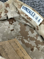 USMC Desert MARPAT Garrison Cover 8 Point Utility Cap Hat Camo USGI Sekri Sz S