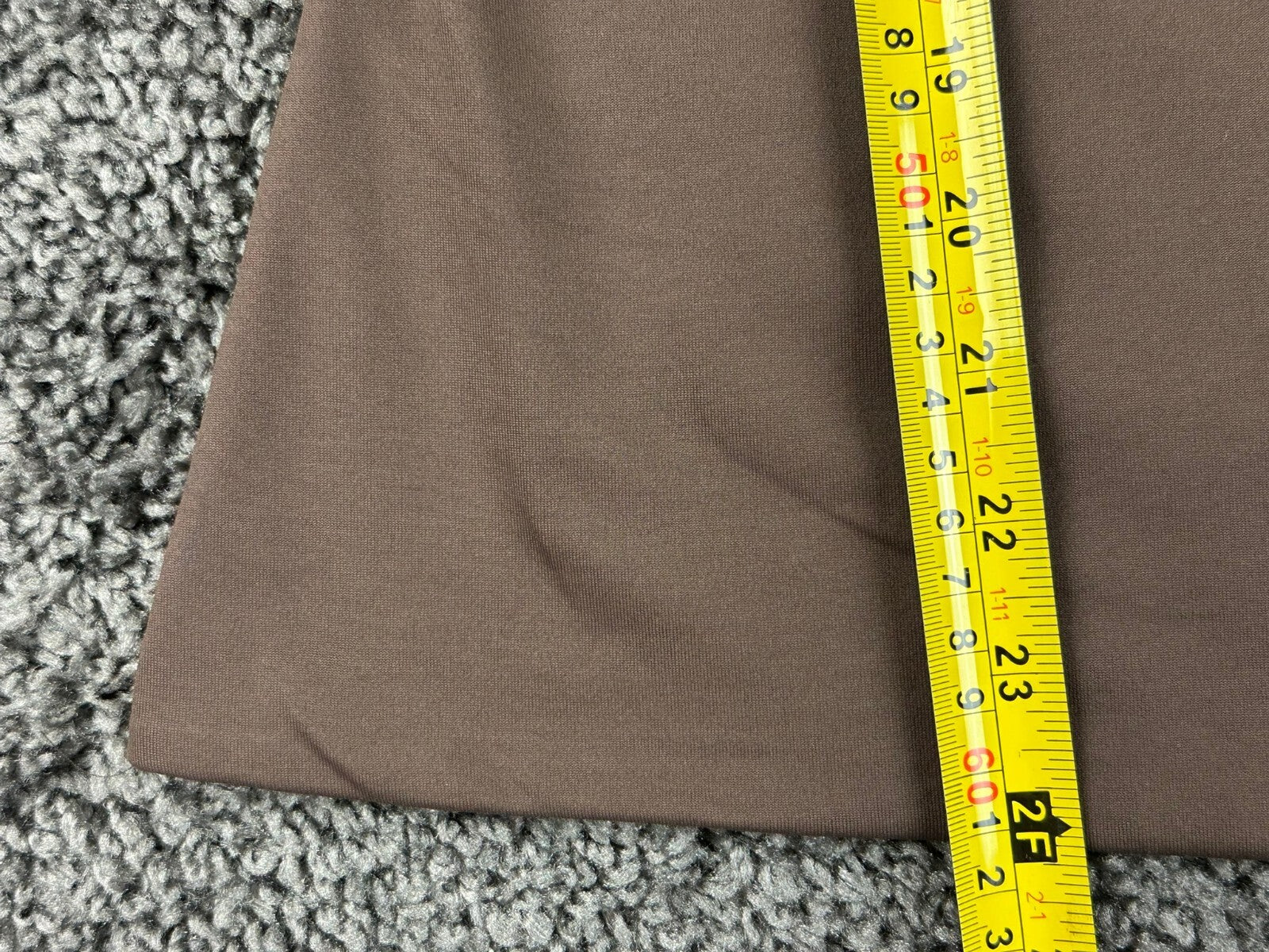 JudyP Womens Tank Top Medium Brown Scoop Neck Sleeveless Stretch Made in USA