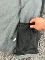 LL Bean Polartec Fleece Jacket Mens Gray Full Zip Pathfinder Havas Edge Sz Large