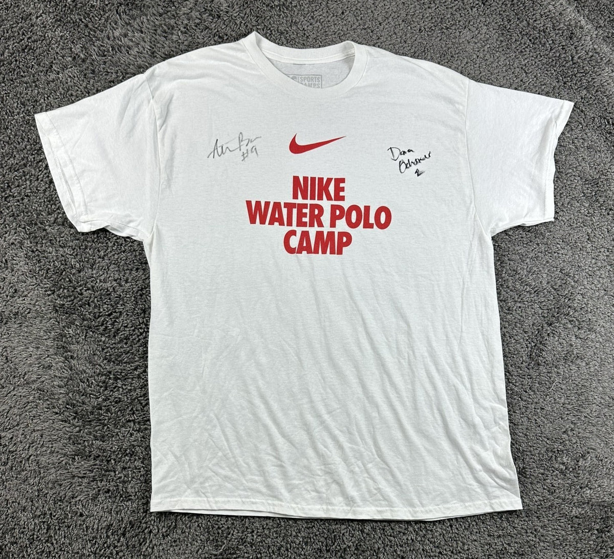 Nike Water Polo Camp Shirt XL Amber Stachowski Dana Ochsner Signed Autograph