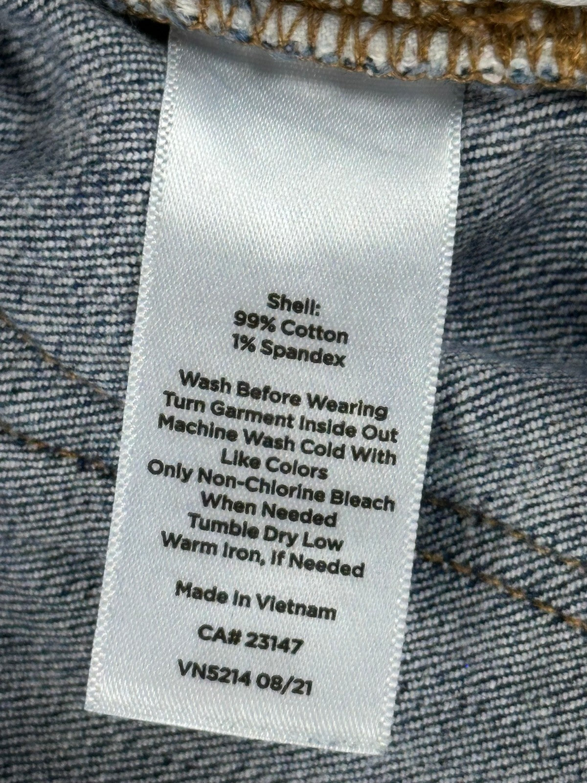 Talbots Straight Leg Jeans Womens Blue Stretch Denim Medium Wash Classic Pants 8