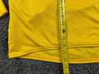 Vintage Performance Mens  Long Sleeve Cycling Jersey Yellow 1/4 Zip Y2K Sz Large