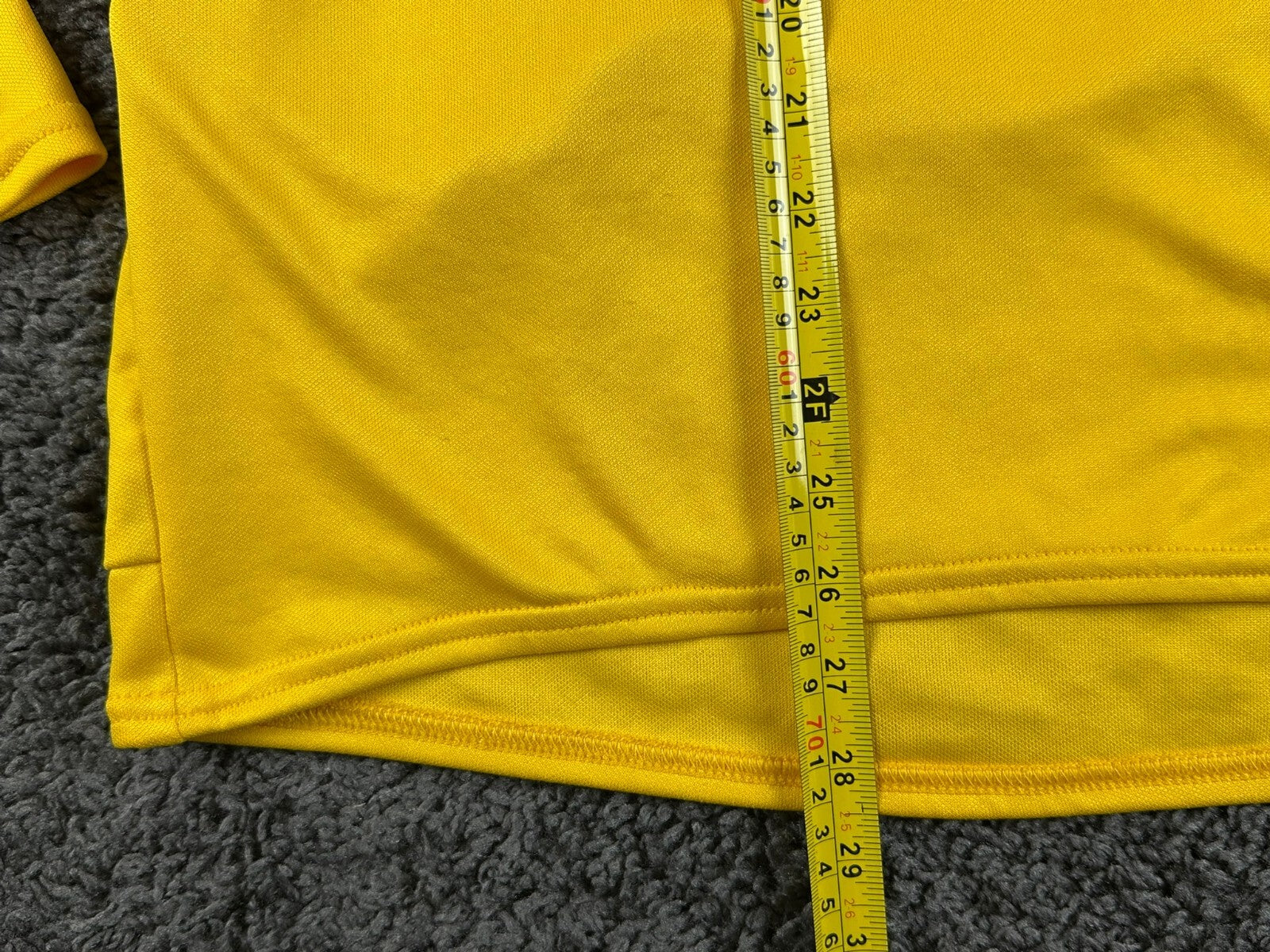 Vintage Performance Mens  Long Sleeve Cycling Jersey Yellow 1/4 Zip Y2K Sz Large
