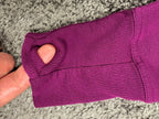 Athleta Womens XS Magenta Purple Coaster Luxe Recover Sweatshirt Thumbholes