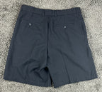 Arnold Palmer Mens Golf Shorts Navy Blue 34 Pleated 9 Inseam Polyester