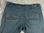 Benjamin Black Mens 46x30 Slim Fit Stretch Jeans Black 5-Pocket Pants