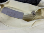Fear of God Essentials T Shirt Mens Large L Cream Beige Oversized Boxy Logo Tee
