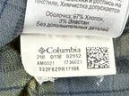 Columbia Cooper Lake Mens Plaid Shirt Yellow Gray Long Sleeve Button Down Sz XL