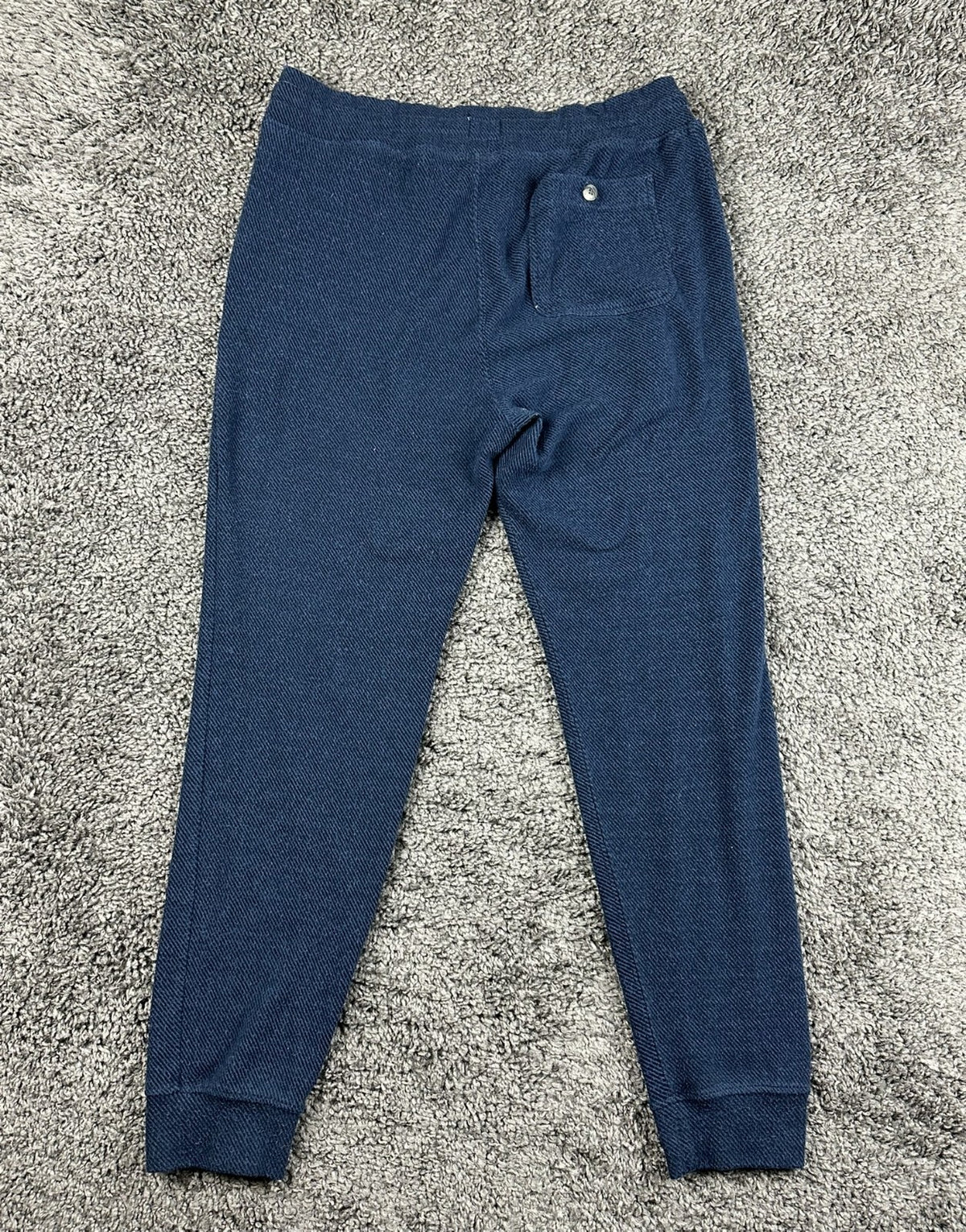 Faherty Brand Mens Medium Blue Navy Legend Sweatpant Jogger Pants Activewear