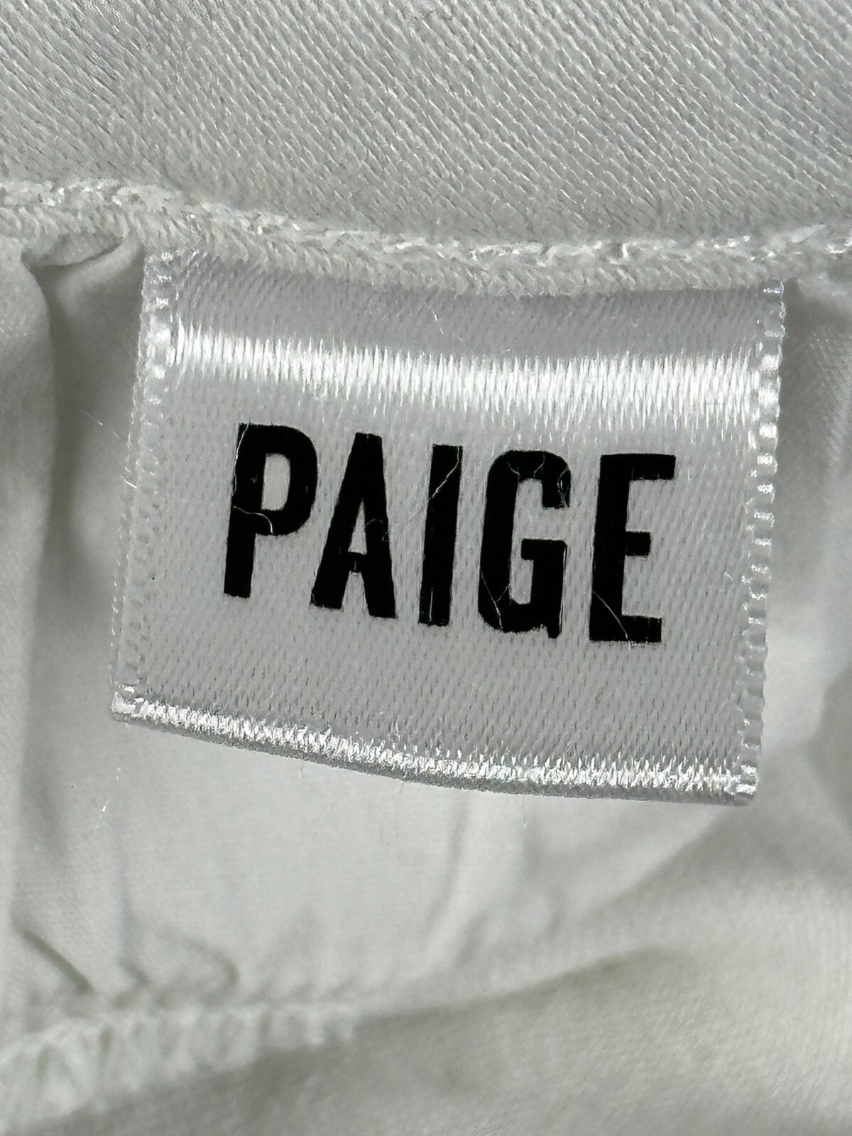 PAIGE Hoxton Ankle Ultra White Skinny Jeans Womens High Rise Stretch Size 32