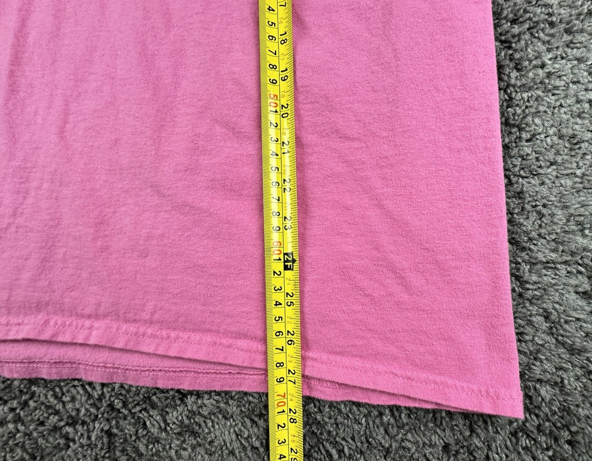 The Vandals Punk Rock Band Pink Graphic T-Shirt Size L