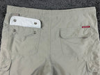 Vintage Quiksilver Cargo Shorts Men 41 Waist Tan Drawstring Y2K Sz L