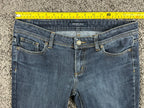 Centre Ville Paris Womens Jeans 6 Blue Rhinestone Embellished Pockets Denim